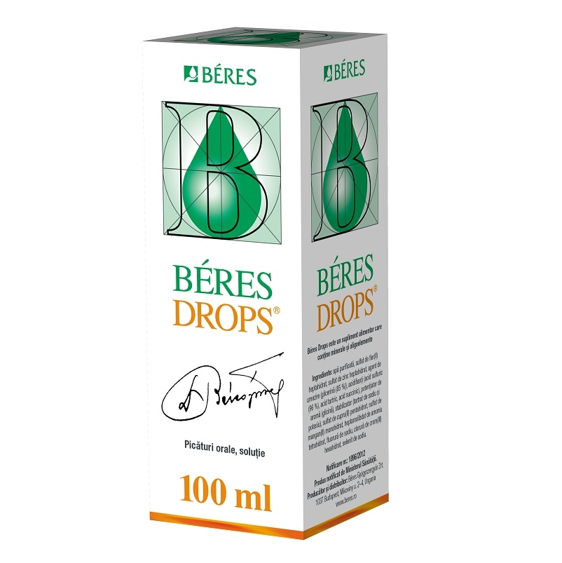 Poza produs Beres Drops Plus, picaturi orale | 100 ml