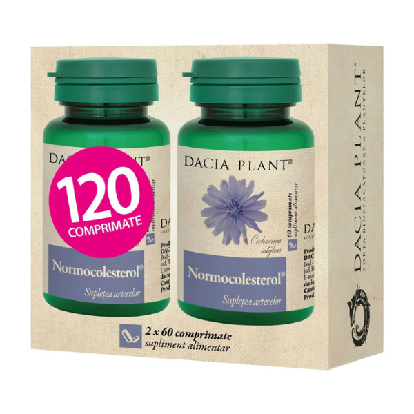 Poza produs Normocolesterol, Dacia Plant | 120 comprimate