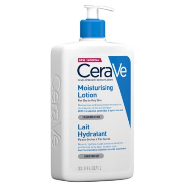 Poza produs Lotiune hidratanta de fata si corp pentru piele uscata si foarte uscata, CeraVe | 1000 ml, CeraVe