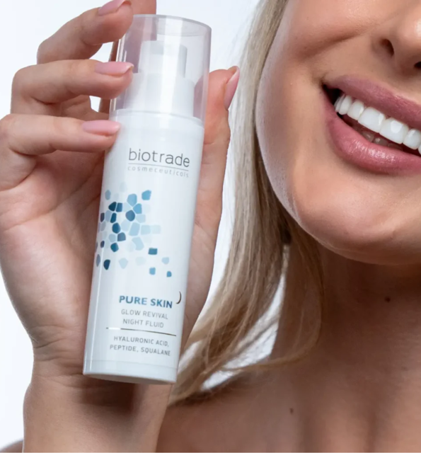 Poza produs Fluid iluminator de noapte Pure Skin, Biotrade | 50 ml