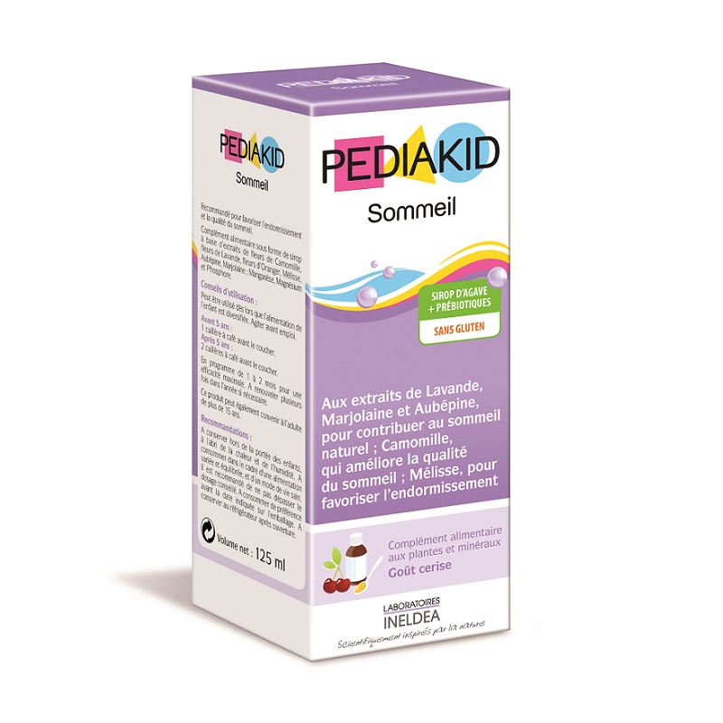 Poza produs Sirop cu gust de cirese pentru somn Sommeils Pediakid, Laboratoires Ineldea | 125 ml
