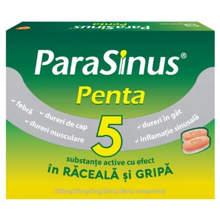 Poza produs ParaSinus Penta, Haleon | 12 comprimate