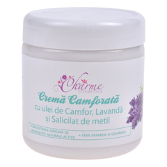 CREMA CAMFORATA ULEI DE CAMFOR LAVANDA SI SALICINAT DE METIL 250ML