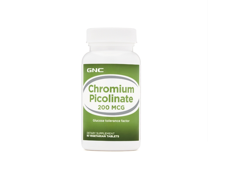 Poza produs GNC Crom Picolinat 200 Mcg | 90 Tb
