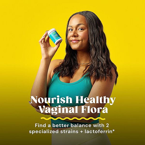 GNC Gut Health Women’s Probiotic, Probiotic pentru Flora Vaginala, LAB4, 30 Miliarde UFC, cu Merisor si Lactoferrin | 30 cps — poza produs 6/10