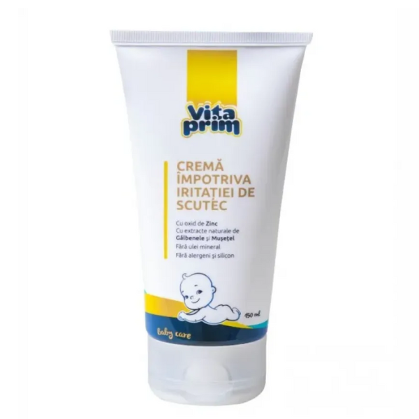 Poza produs Crema impotriva iritatiei de scutec Vitaprim Baby Care | 150 ml