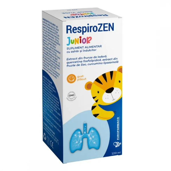 Poza produs RespiroZen Junior sirop, Eurofarmaco | 120 ml