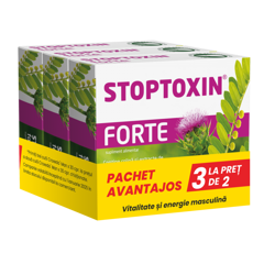 Stoptoxin Forte Pachet promotional, Fiterman Pharma | 3 cutii x 30 capsule la pret de 2