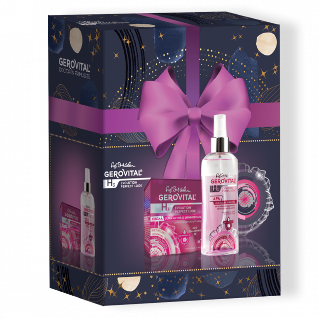 Poza produs GH3 EVOLUTION PERFECT LOOK CASETA CREMA HIDRATANTA+APA MICELARA BIFAZICA 44640