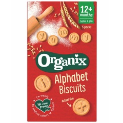 BISCUITI ECOLOGICI BIO ALFABET 12+ LUNI 5X25G 881305