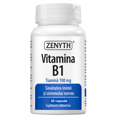 Vitamina B1 Tiamina 100 mg, Zenyth | 30 capsule