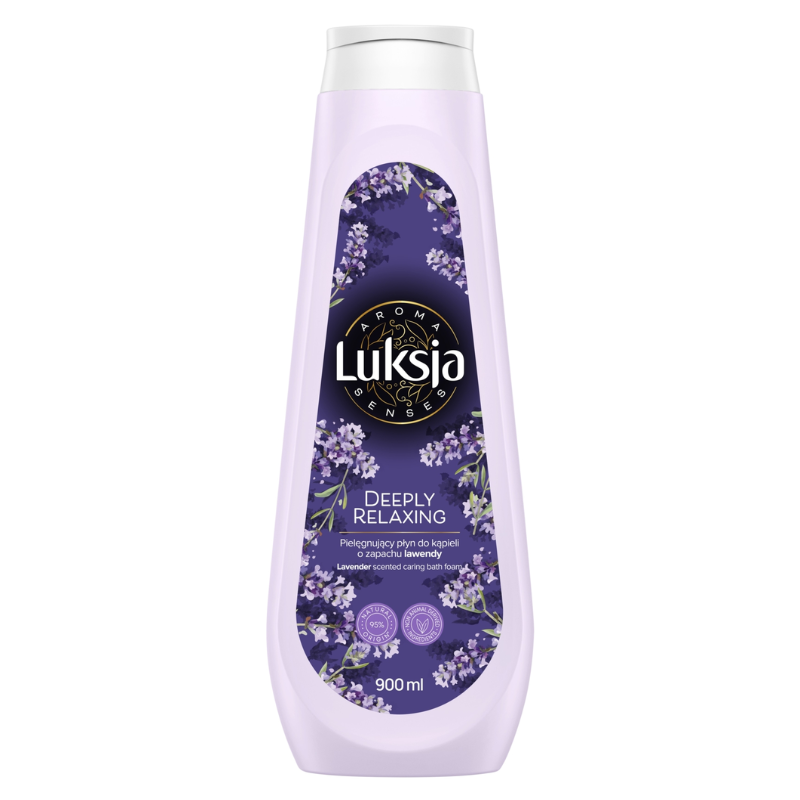Poza produs Gel spuma de baie AROMA SENSES DEEPLY RELAXING Lavanda, Luksja | 900 ml