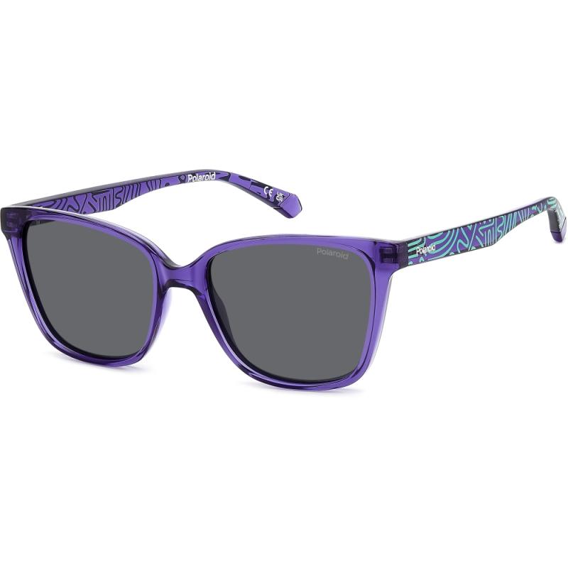 Poza produs Ochelari de soare copii PLD 8062/S B3V/M9 48 Violet, Polaroid | 1 buc