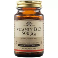 Vitamina B12 500 mg, Solgar | 50 capsule