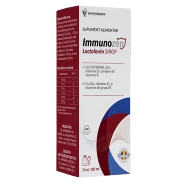 Poza produs Immunozen Lactoferrin sirop pentru copii, Eurofarmaco | 120 ml