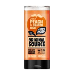 Gel dus ORIGINAL SOURCE piersica si fructul dragonului, Luksja | 400 ml