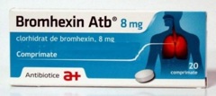 Bromhexin 8 mg, Antibiotice SA | 20 comprimate