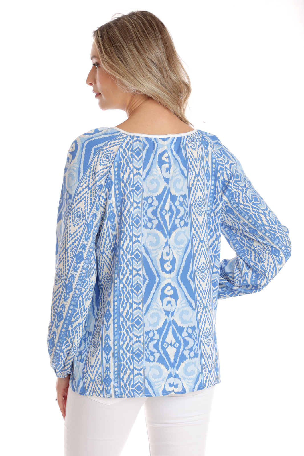 Poza produs Bluza ie CP25027 alb & bleu & albastru, Cesy | marimea M