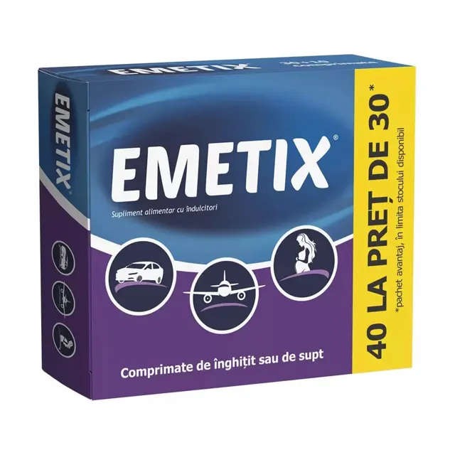 Poza produs EMETIX 40COMPR LA PRET DE 30COMPR PACHET AVANTAJOS