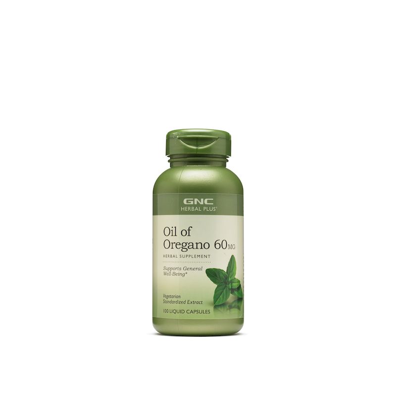 Poza produs GNC Herbal Plus Ulei de Oregano 60 mg | 100 capsule