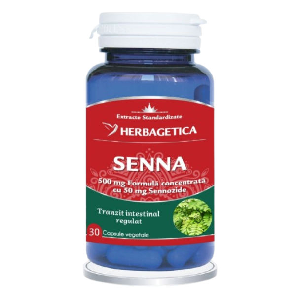 Poza produs Senna, Herbagetica | 30 capsule