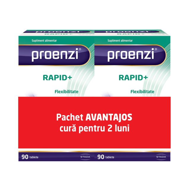 Poza produs Pachet Proenzi Artrostop Rapid+, 1+1 CADOU, Walmark  | 90 + 90 tablete