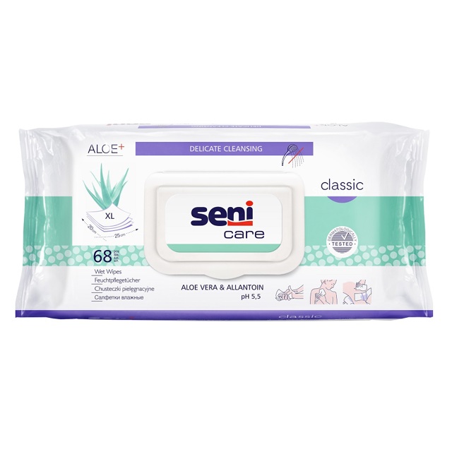 Poza produs Servetelele umede Care Classic, Seni  |  68 bucati