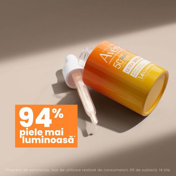 Ultra Serum cu efect de luminozitate si protectie solara SPF 50+, Avene | 30 ml — poza produs 5/9