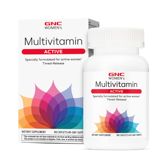 GNC Women Multivitamin Active, Complex De Multivitamine Pentru Femei | 90 Tb — poza produs 1/4