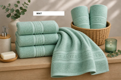 Set prosop GREEK BORDER 100% bbc Mint, Ralex | 2 buc