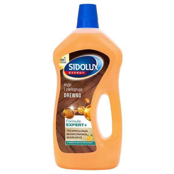 Poza produs Solutie curatare Suprafete lemn Portocale Sidolux Expert Plus, Lakma | 750 ml