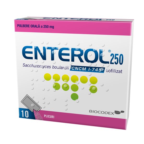 Poza produs Enterol 250 mg pulbere orala, Biocodex | 10 plicuri