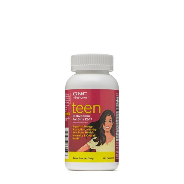 Poza produs GNC Milestones Teen Multivitamin For Girls | 120 tb