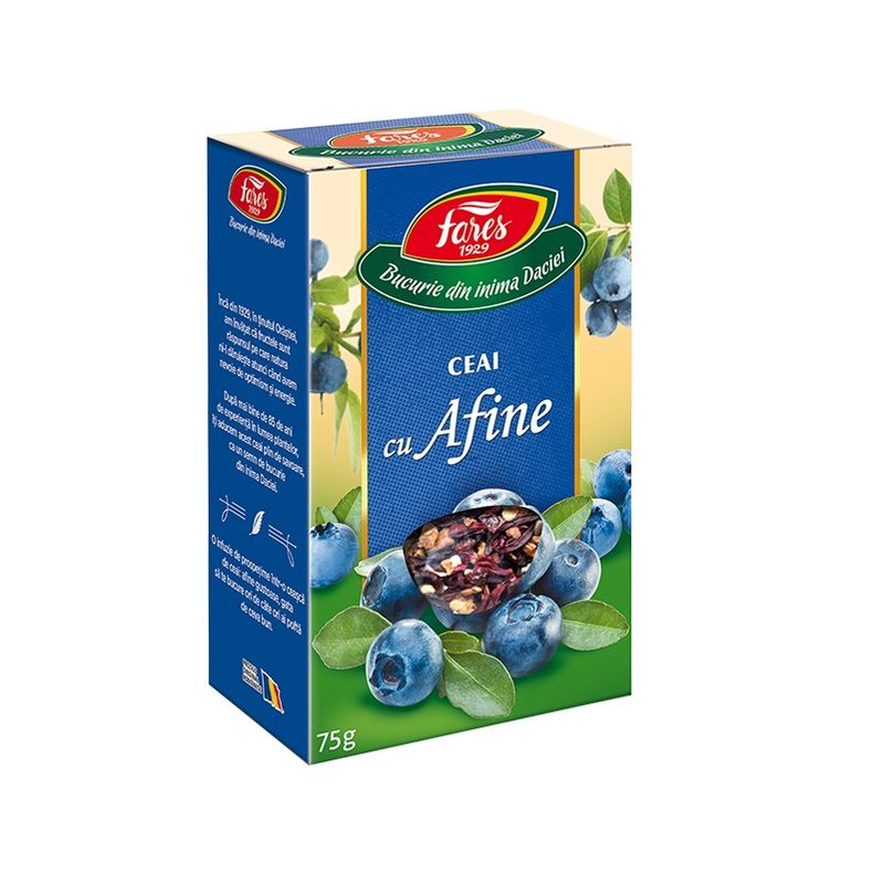 Poza produs Ceai cu afine, ceai la punga, Fares | 75g