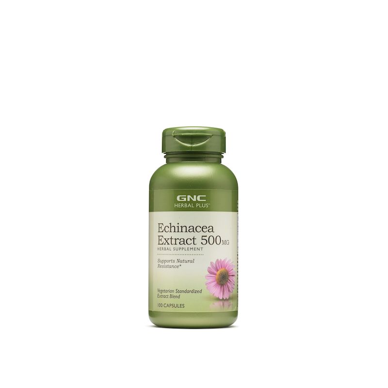 Poza produs GNC Herbal Plus Extract de Echinaceea 500 mg | 100 capsule