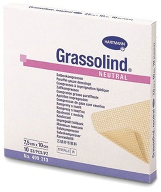 Poza produs PANSAMENT UNG.GRASSOLIND 10X20CM 30BUC 4993368