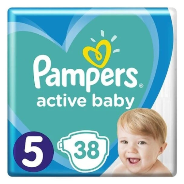 Poza produs Pampers Active Baby nr.5, 11-16 kg, P&G | 38 bucati