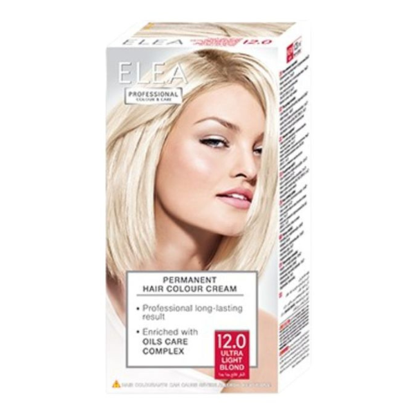 Poza produs Vopsea de par 12.0 - Blond Ultra Deschis, Elea Professional | 123 ml