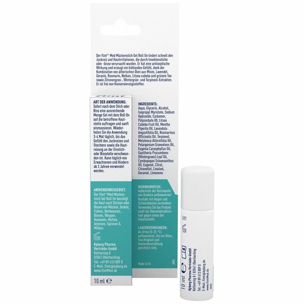 Gel roll on calmant pentru intepaturi de insecte Flint Med, Kyberg | 10 ml — poza produs 5/5
