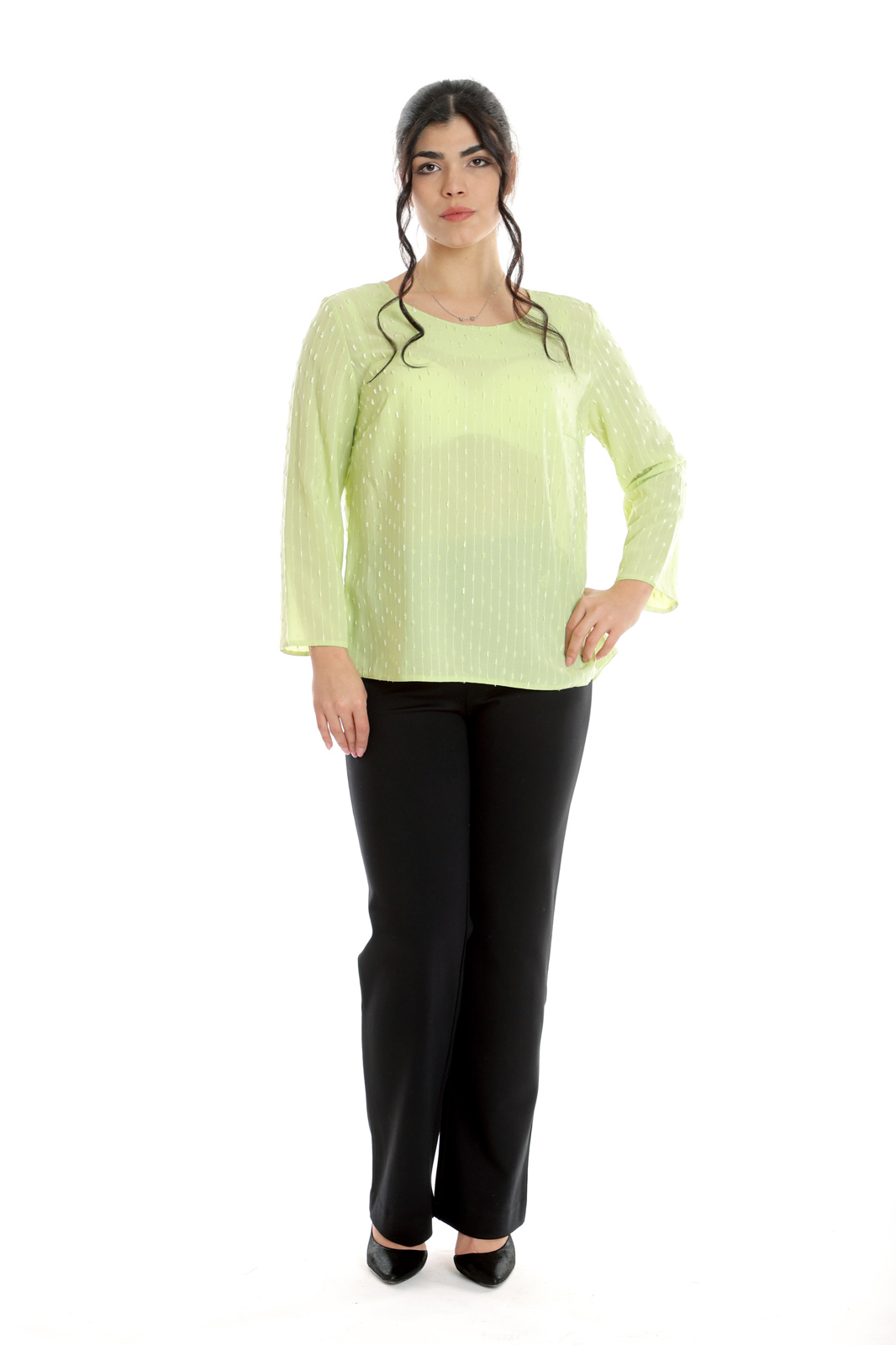Poza produs Bluza dama CP24016 vernil, Cesy | marimea S