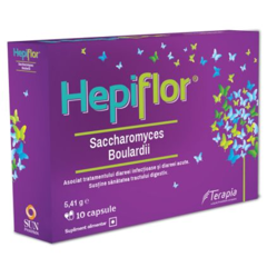 Hepiflor Saccharomyces Boulardii, Terapia | 10 plicuri, Terapia