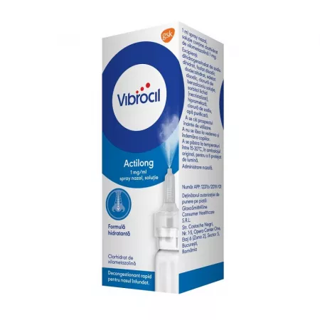 Poza produs Vibrocil Actilong 1 mg/ml spray nazal, Haleon | 10 ml