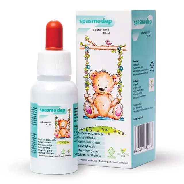 Poza produs Spasmodep picaturi orale, Dr.Phyto | 30 ml
