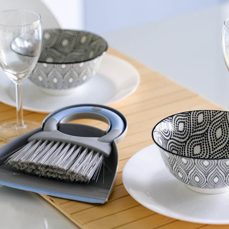 Poza produs Set perie + faras pentru masa BACTERIA STOP, York | 1 set