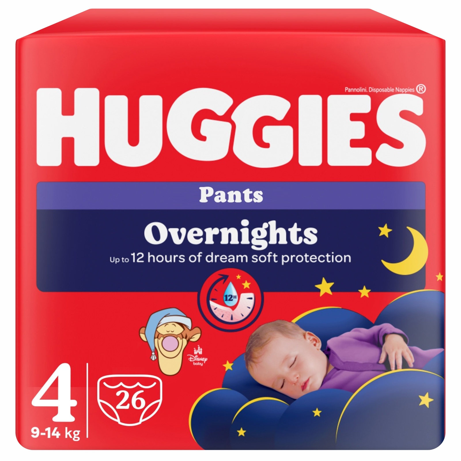 Poza produs Huggies Pants Overnights, nr.4, 9-14 kg | 26 bucati