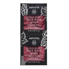 Masca de fata antirid cu extract de struguri, Apivita | 2 x 8 ml
