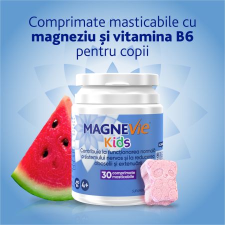 Poza produs MagneVie Kids, Sanofi | 30 comprimate masticabile