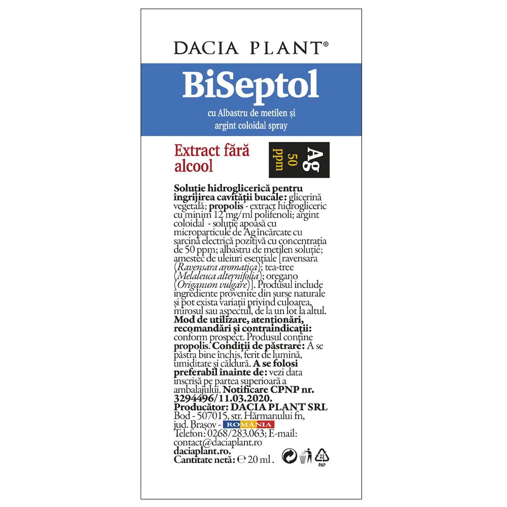 Poza produs BiSeptol Spray | 20 ml