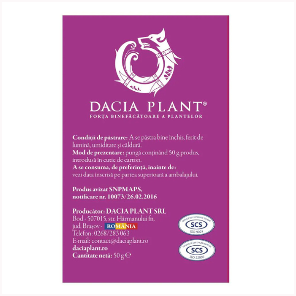 Poza produs Ceai Sublima Uri, Dacia Plant | 50 g