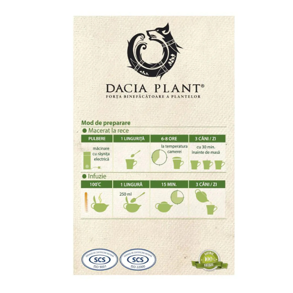 Poza produs Ceai Sanatatea Stomacului, Dacia Plant | 50 g